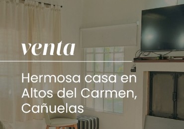 Altos de Carmen Barrio Privado -Cañuelas -Hermosa casa en venta