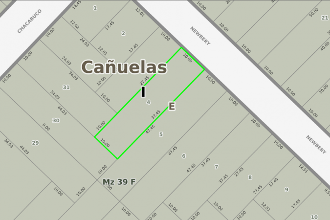 CAÑUELAS - EN VENTA CASA A RECICLAR 