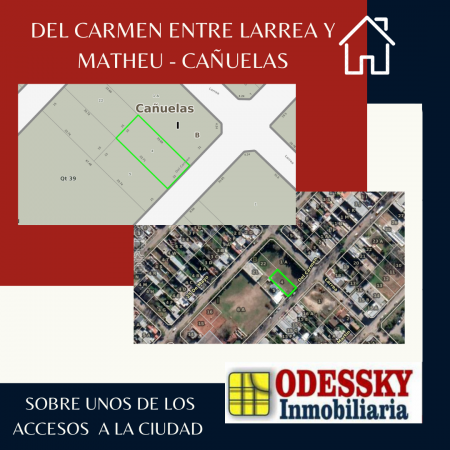 CANUELAS-ESPECTACULAR LOTE EN VENTA- RESERVADO !!!