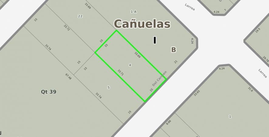 CANUELAS-ESPECTACULAR LOTE EN VENTA- RESERVADO !!!