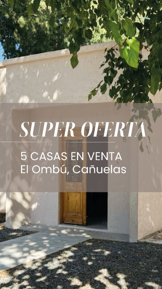  Cañuelas - OFERTA DEL AÑO !!! Barrio El Ombu -  5 casas nuevas en venta!!!
