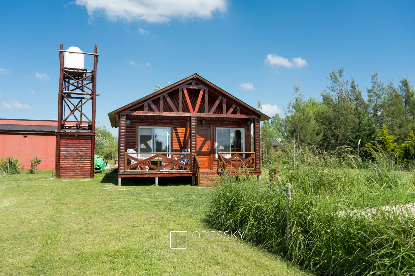 Uribelarrea - Dos Cabañas de Tronco Impecables a la Venta