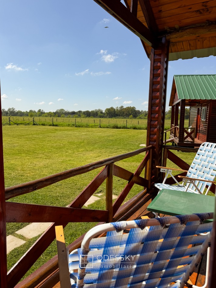 Uribelarrea - Dos Cabañas de Tronco Impecables a la Venta