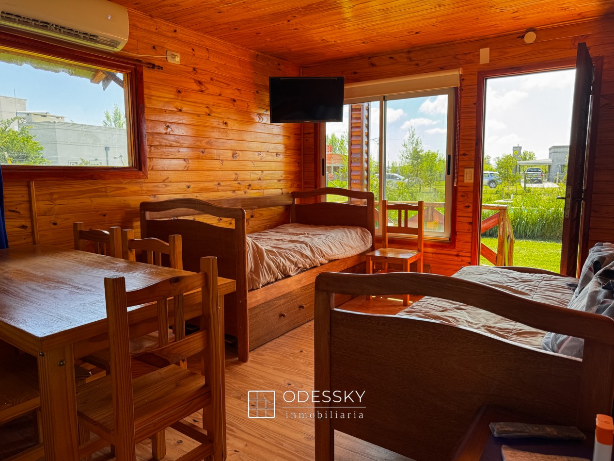 Uribelarrea - Dos Cabañas de Tronco Impecables a la Venta