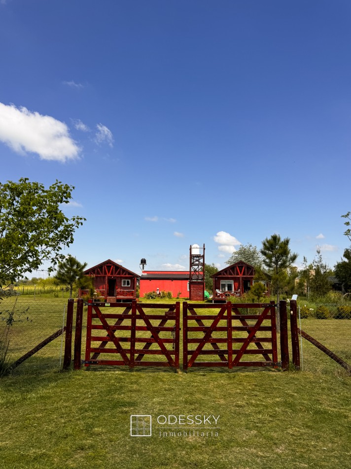 Uribelarrea - Dos Cabañas de Tronco Impecables a la Venta