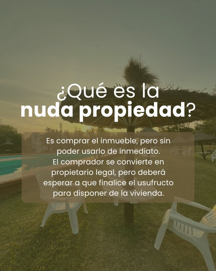 CAÑUELAS - OPORTUNIDAD PARA INVERSORES | VENTA CON USUFRUCTO (NUDA PROPIEDAD)